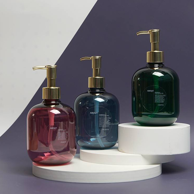 PET Lotion Pump Shampoo Bottle PET Lotion Pump Shampoo Bottle