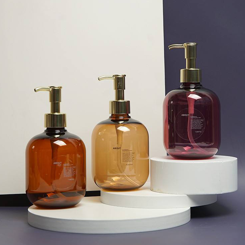 PET Lotion Pump Shampoo Bottle PET Lotion Pump Shampoo Bottle