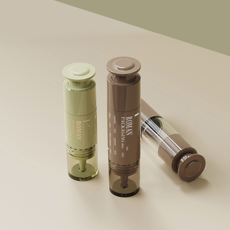 10ml 15ml PP Plastic Ultrasonic Knife Syringe Oculus Cream Facial Serum Whitening Gel Lotion Press Dropper Bottle