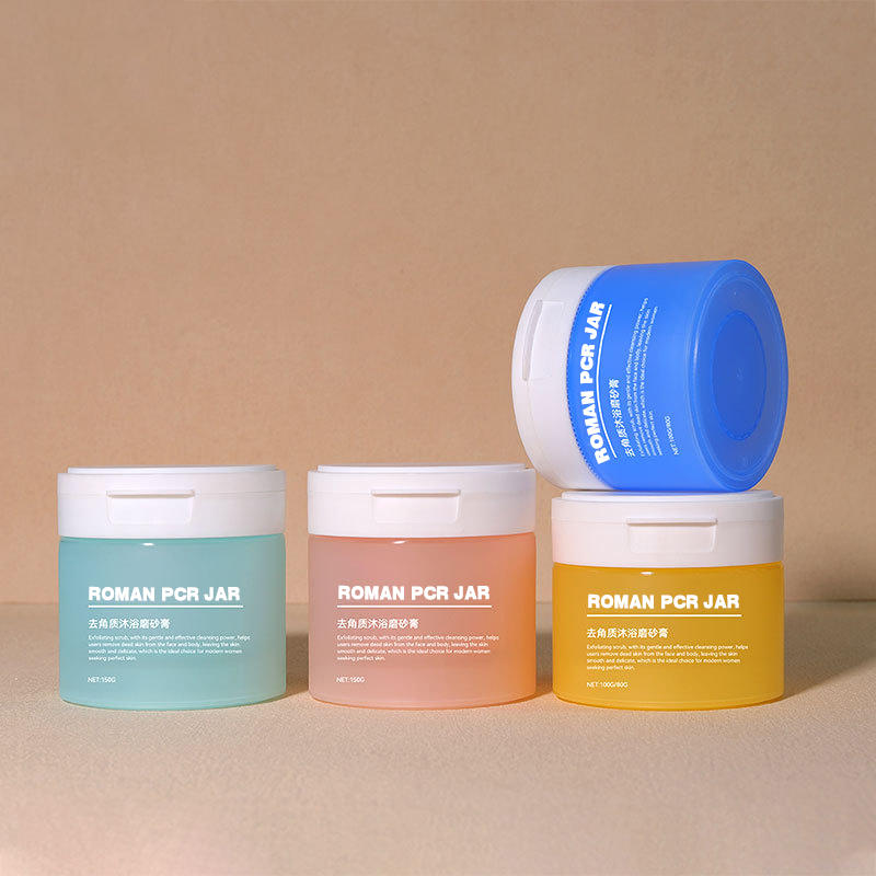 120g 150g 200g 250g Round Base PCR Wide Os Medicamine Jars Corpus Face Moisturizing Cream Matte Jar Skin Care Packaging