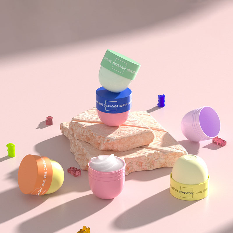 Facial Scrubs Cream Jars Empty Round Plastic Cream Jars Cup Wide Os Utres Facial