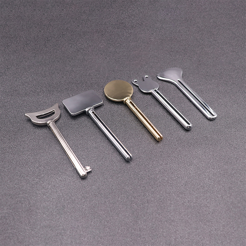 Metallum Toothpaste Dispensator Facial Cleanser Toothpaste Tube Squeezer Key Shape Cosmetics Tube Squeezer