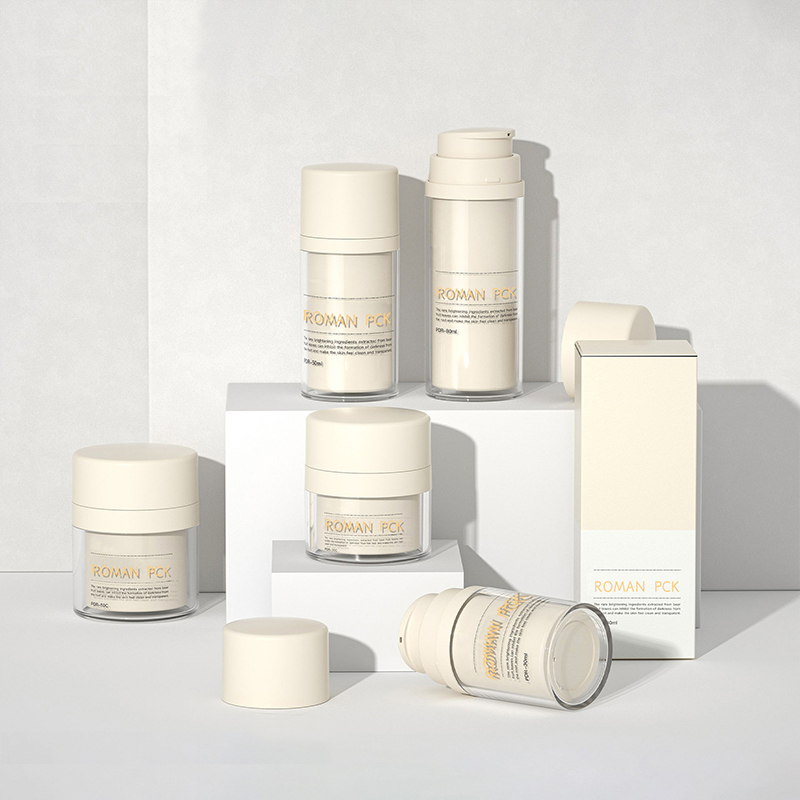 Airless Utrem 30ml 50ml 50ml 100ml Acrylic Airless Utrem Skin Care Airless Pump Utrem pro Medicamine Sunscreen Skincare Foundation Lotion