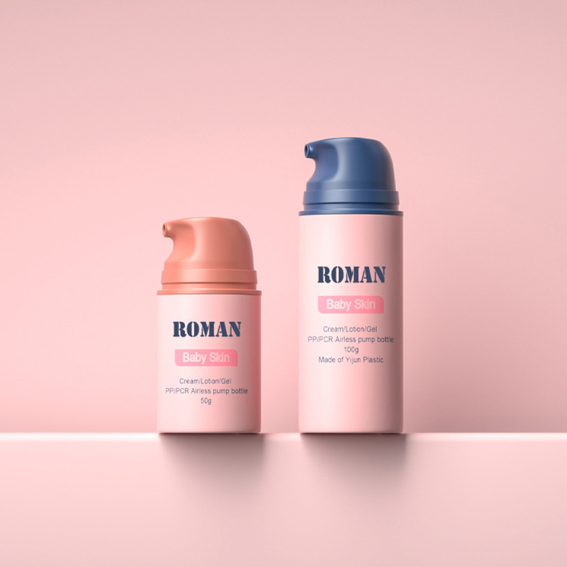 Free Sample Matte 30ml 50ml Plastic Airless Lotion Pump Utres pro Skin Care Serum Airless Containers for Baby Cream