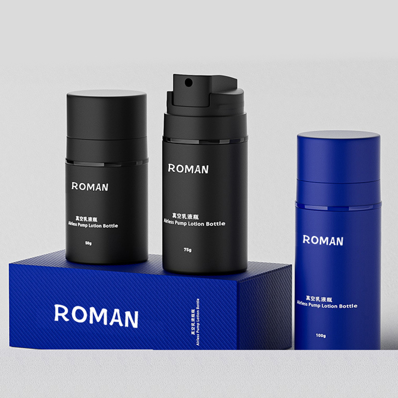 Matte Black Lotion Bottle 15ml 30ml 50ml 100ml 120ml 150ml