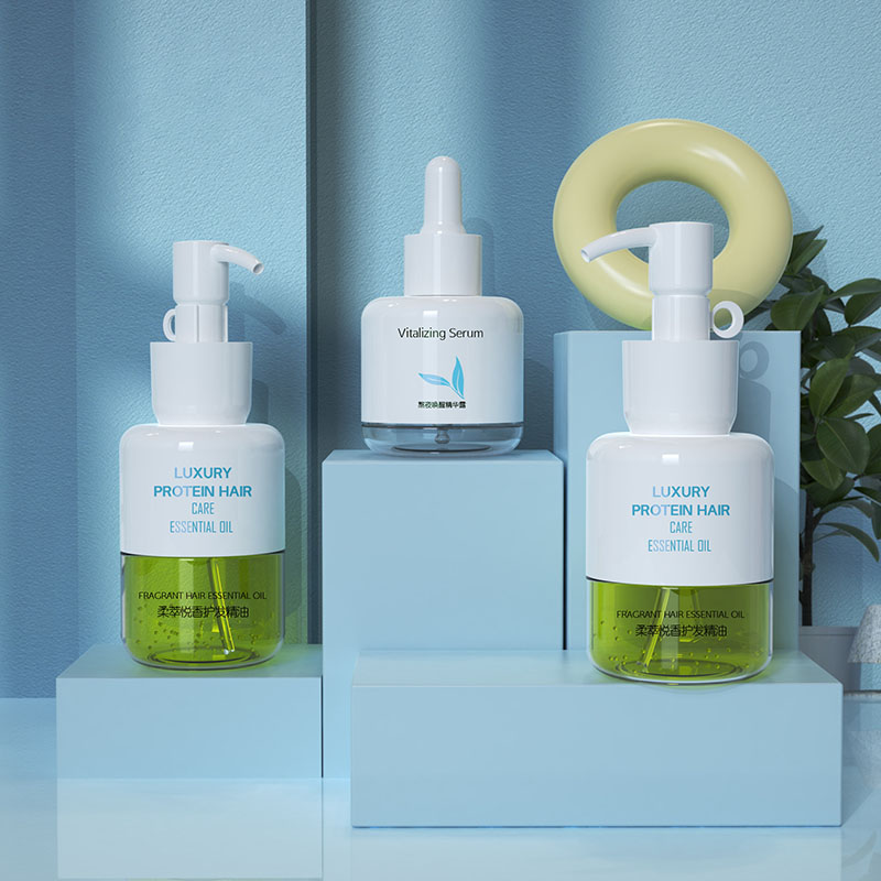 Magnum Volume Dropper 50ml 80ml 100ml Plastic Hair Oil Utres Skincare Packaging Inanes Plastic Corpus Oleum Utrem Packaging