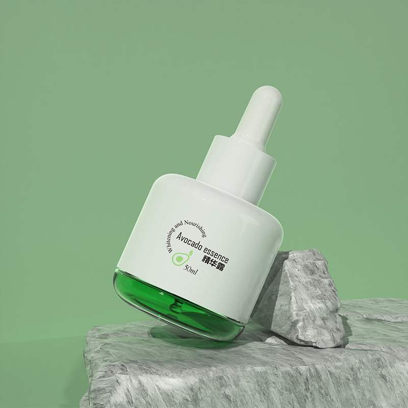 Essentiale Oleum Bottle 50ml Transparent Green PETG Plastic Leak-Proof Essentiae Serum Dropper pro facie et oculo cura Essentiale Oleum Bottle 50ml Transparent Green PETG Plastic Leak-Proof Essentiae Serum Dropper pro facie et oculo cura