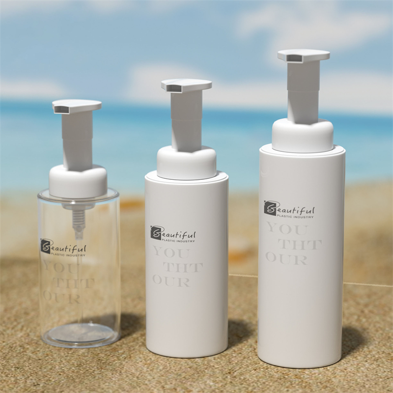 100ml 120ml 150ml 200ml 300ml White PET Utrem Cum Albo Foamer Pump pro Spumantis Soaps et Hair Care Products Medicamine Package