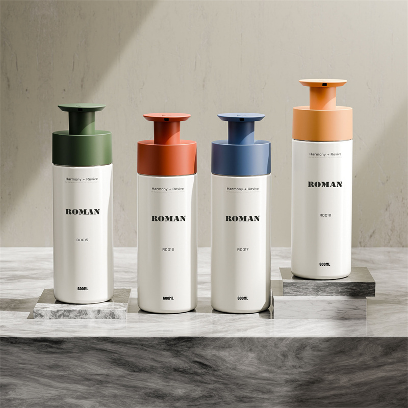 Plastic Round Pump Utres ad Shampoo Corpus Lavare Lotion Liquid Hand Soap Shower Gel Packaging