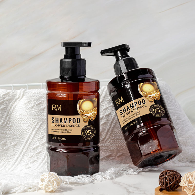 500ml Pet Plastic Petal Pump Utrem cum stupra Pump magni Hotel Shampoo Utrem pro personalis cura Packaging