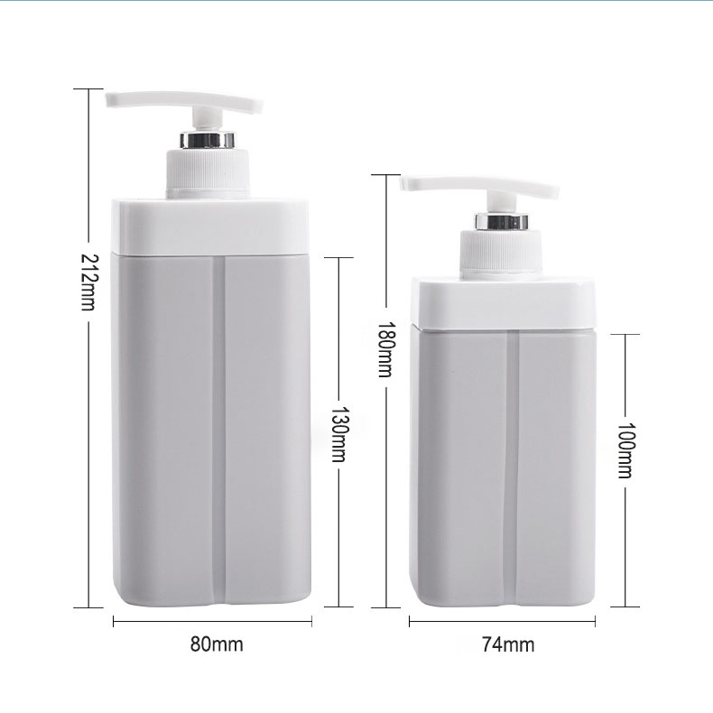 Summus capacitas 500ml 800ml Plastic Packaging Utres pro Skincare Lotion Hair Tonic Continens Inanis Shampoo et Conditioner Utrem Summus capacitas 500ml 800ml Plastic Packaging Utres pro Skincare Lotion Hair Tonic Continens Inanis Shampoo et Conditioner Utrem