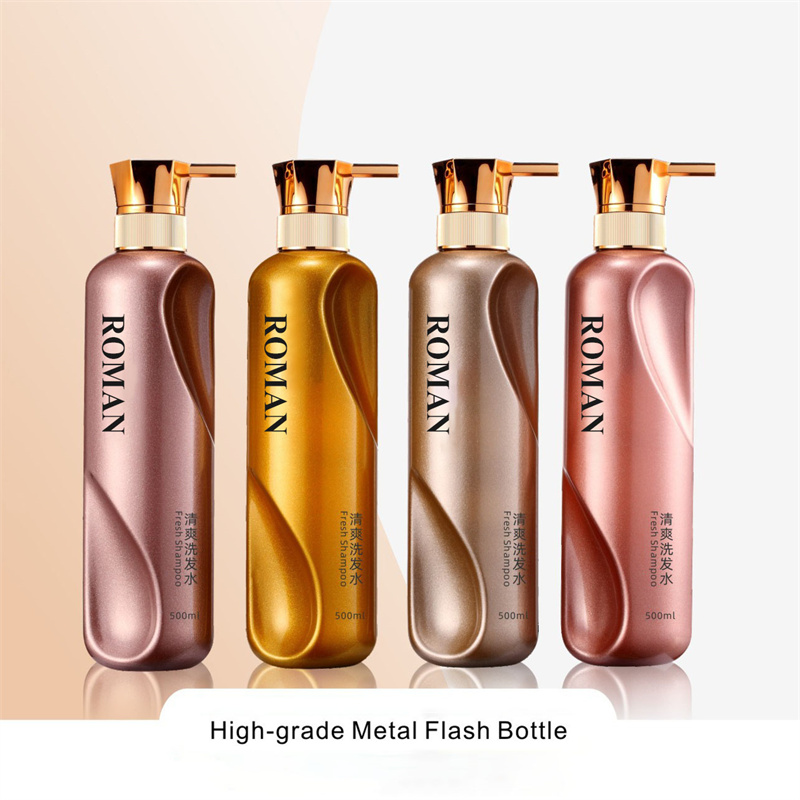 Innovation 300ml 500ml 750ml Spiral Surface Shampoo Lotion Bottle Mono Packaging for Face Masks Purgatio