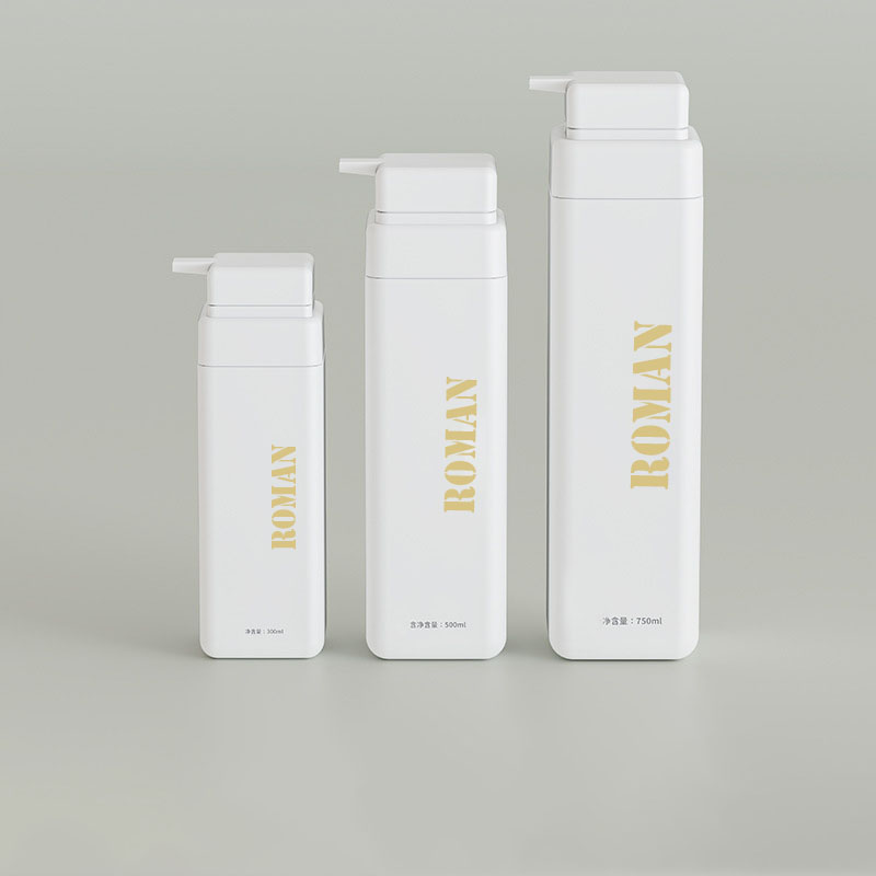 Deliciae Inanis Plastic Corpus Oleum Shampoo Utrem 300ml 500ml 750ml Frosted Medicamine Lotio Pump Utrem Lac Shower Gel