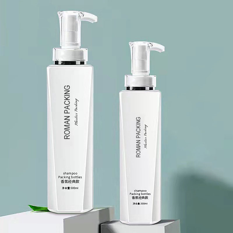 Luxuria White 300ml 500ml Longa et gracili Lotion Pump Shampoo Utrem Shower Gel Corpus lava packaging auro Pump