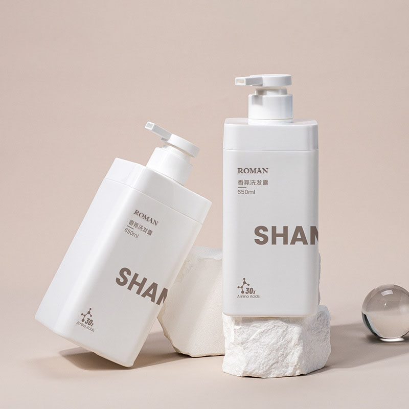 New Design Private Logo Matte White 650ml Square Empty HDPE Plastic Laundry Detergent Liquid Utrem 1L For Shampoo Shower Gel New Design Private Logo Matte White 650ml Square Empty HDPE Plastic Laundry Detergent Liquid Utrem 1L For Shampoo Shower Gel