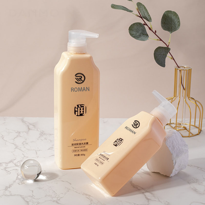 Plastic Corpus Lac Lotion Pump PET Plastic Cosmetic Mollis Tactus Sensus Shampoo Exprimendum Bottle