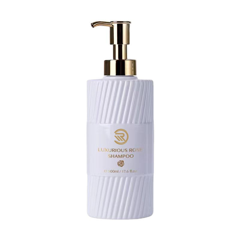 Eco-friendly 500ml Flat Humerum Shampoo Shower Gel Utrem White Black Stripe Pressing Plastic Pump Emulsion Packaging For Lotion Use Eco-friendly 500ml Flat Humerum Shampoo Shower Gel Utrem White Black Stripe Pressing Plastic Pump Emulsion Packaging For Lotion Use