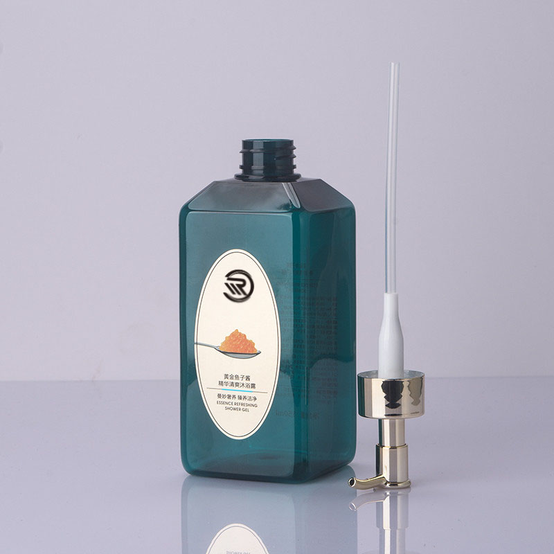 Private Label PET Plastic Dark Green Skincare Moisturiser Body Lotion Hair Care Shampoo Dispensans Bottle Continens 550ml Private Label PET Plastic Dark Green Skincare Moisturiser Body Lotion Hair Care Shampoo Dispensans Bottle Continens 550ml