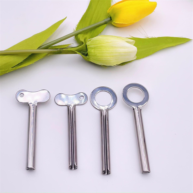 Squeezer Face Cream Tube Annular Key Shape Argentum