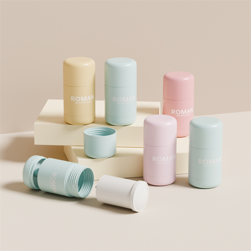 Skin care vacua 30g 50g Plastic Deodorant lignum continens Cum Refilled Utrem Packaging Utrem